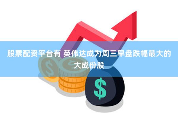 股票配资平台有 英伟达成为周三早盘跌幅最大的大成份股